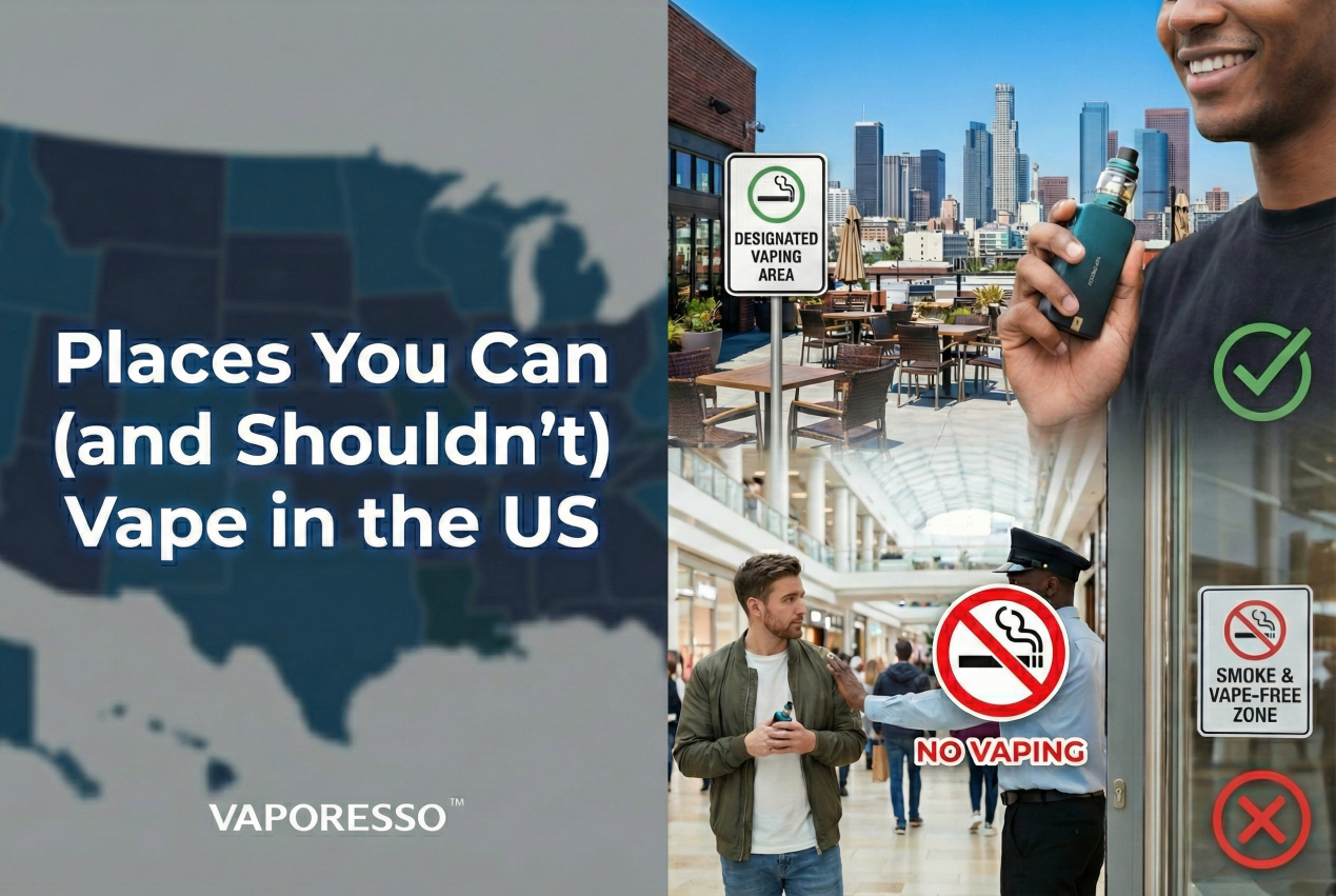 Places You Can (and Shouldn't) Vape in the US