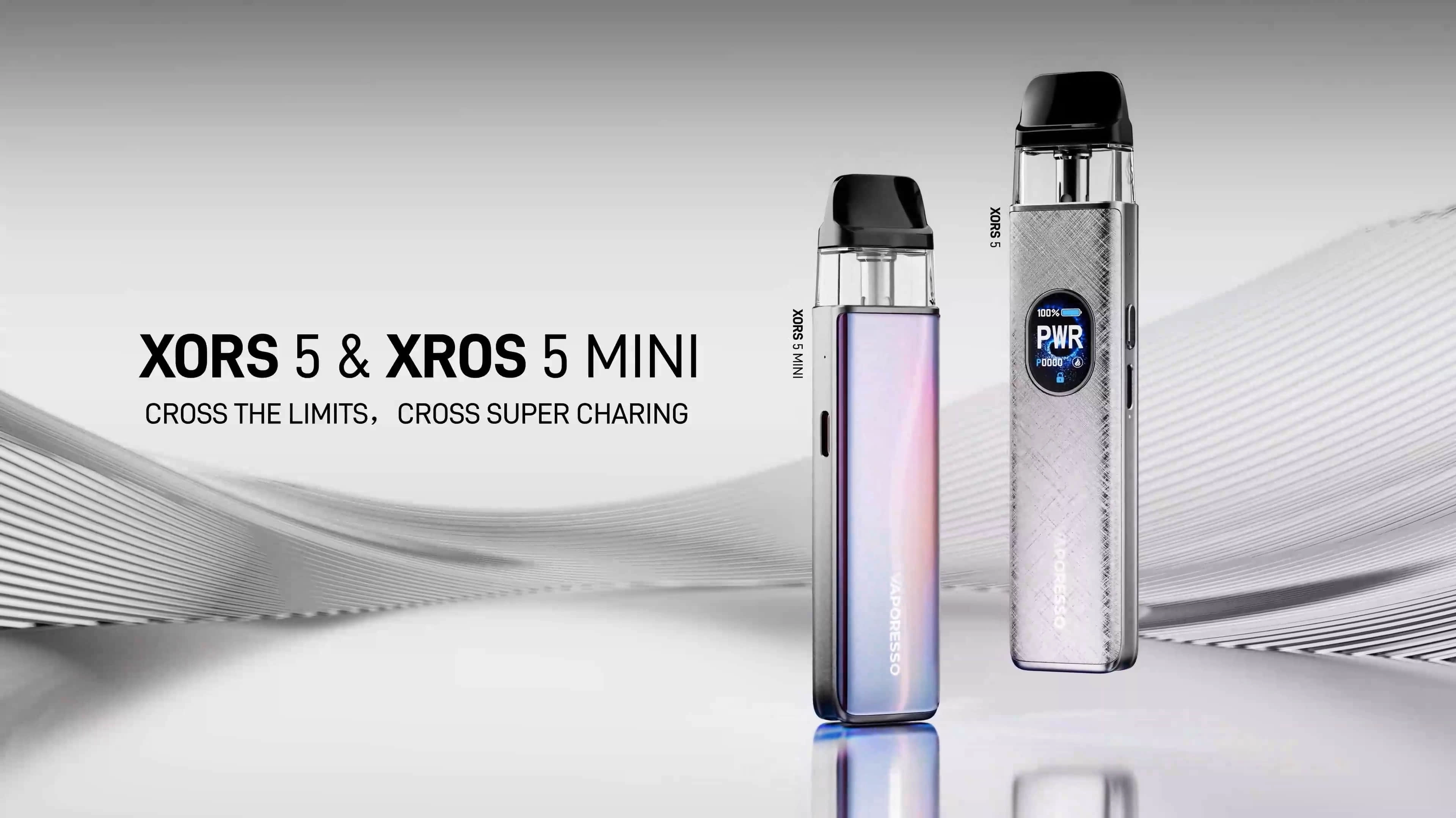 XROS 5 MINI Cross the limits, Cross super charging | VAPORESSO