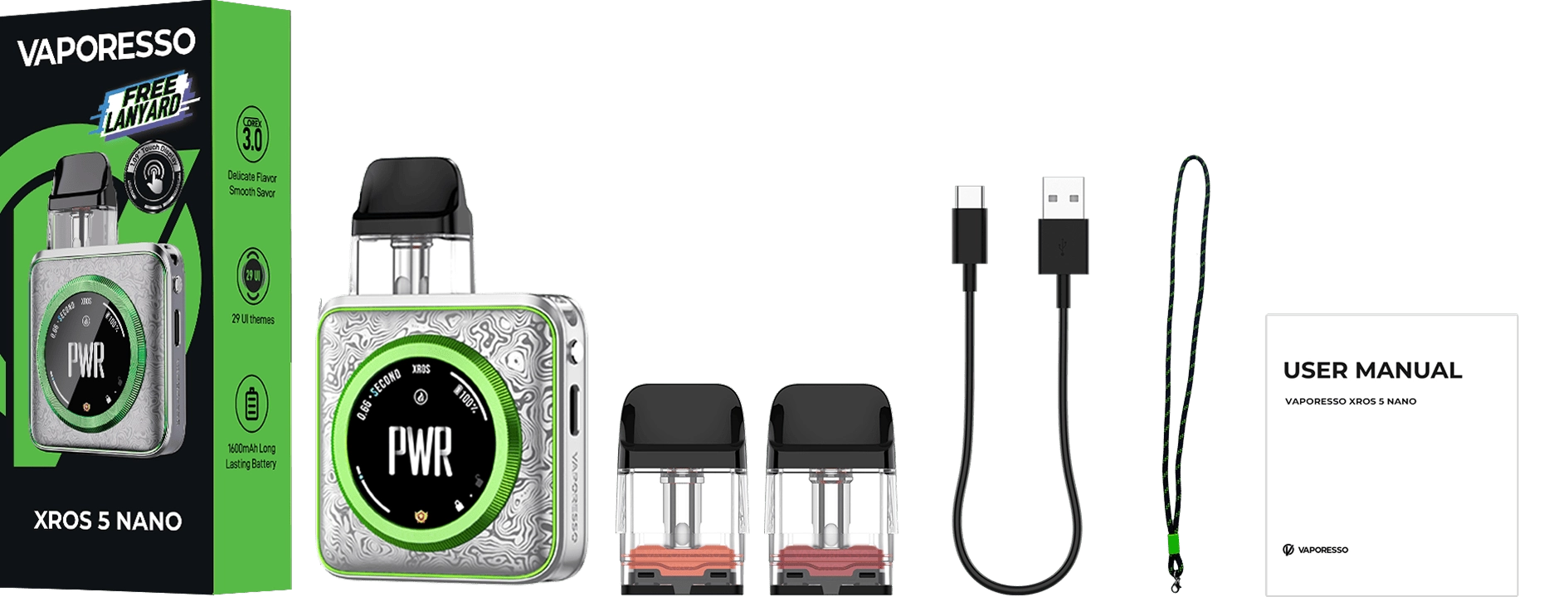 XROS 5 NANO US package