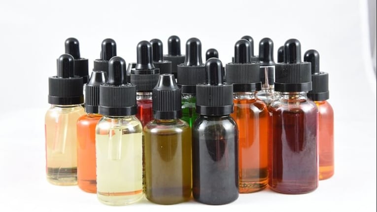 E-juice in bottles