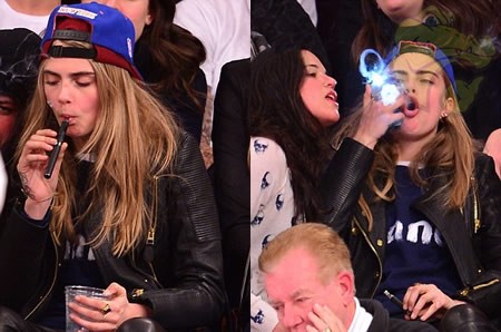 cara-delevingne-vaping