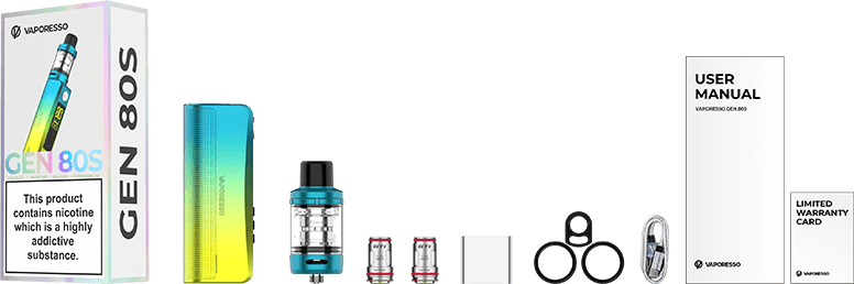 Kit Gen 200S - Vaporesso (Deux accus offerts !) - Cigarettes