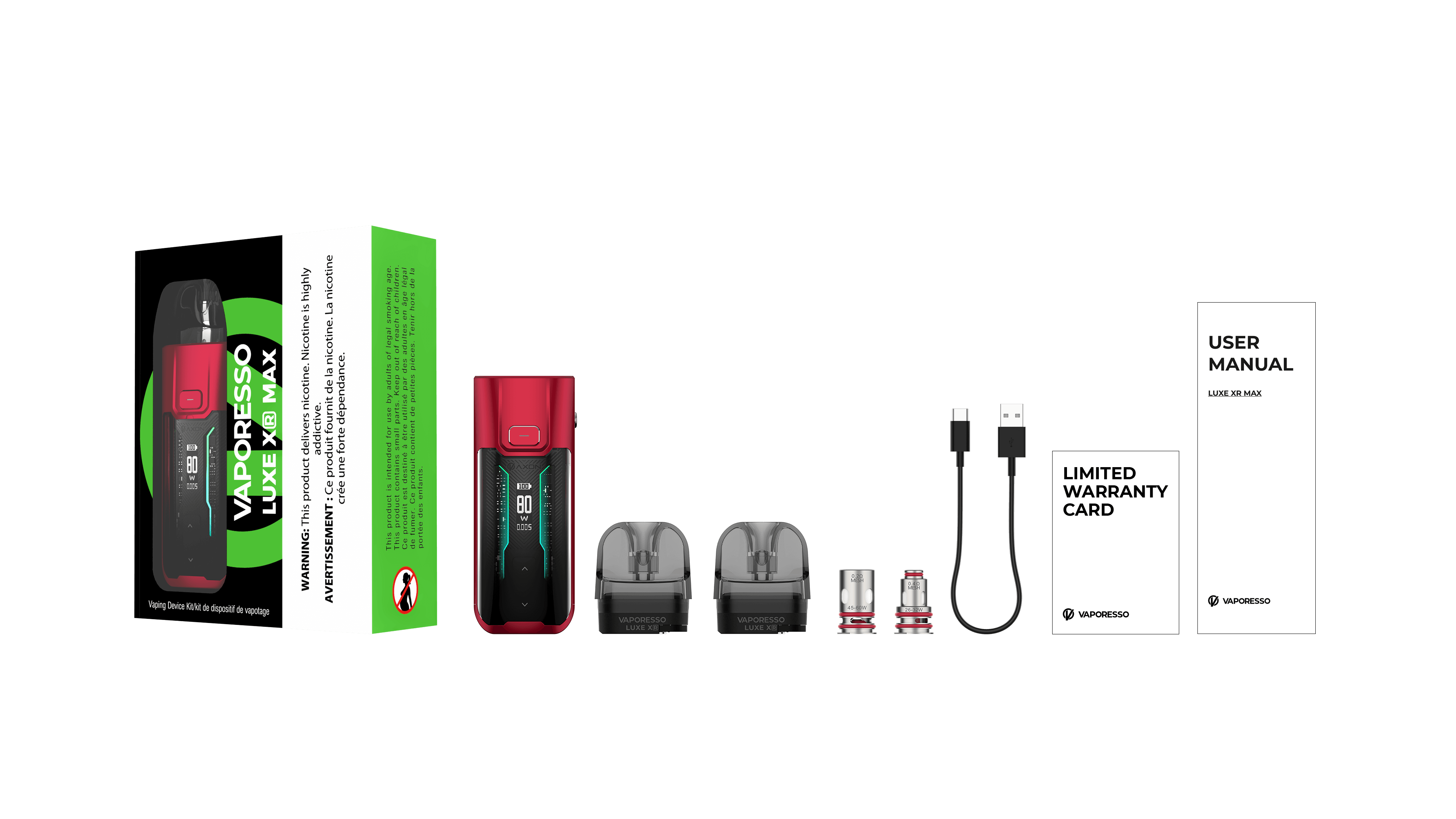 VAPORESSO LUXE XR MAX 80W POD MOD