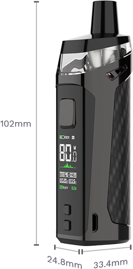 Vaporesso Target PM80 Dimensions